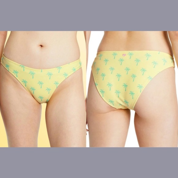 NEW Stoney Clover Lane | Palm‎ Tree | Bikini Top [ L ] + Scoop Bottom [ M ] - Picture 3 of 12